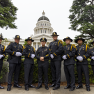 Group photo of probation honor guard 